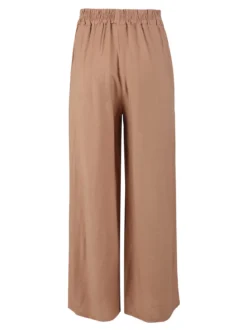 Solada Pantaloni donna in viscosa a gamba larga - khaki
