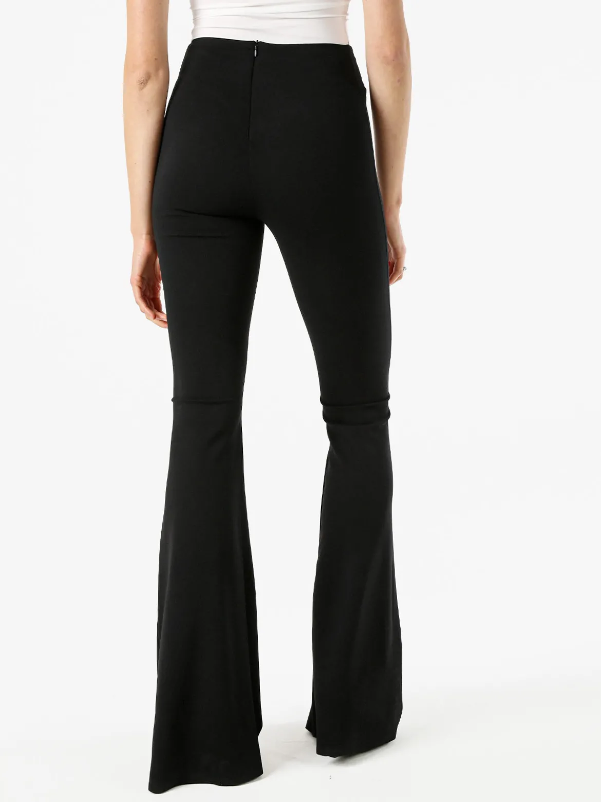 Solada Pantaloni eleganti da donna con finale a zampa - nero