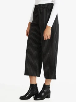 Solada Pantaloni gessati donna a gamba larga