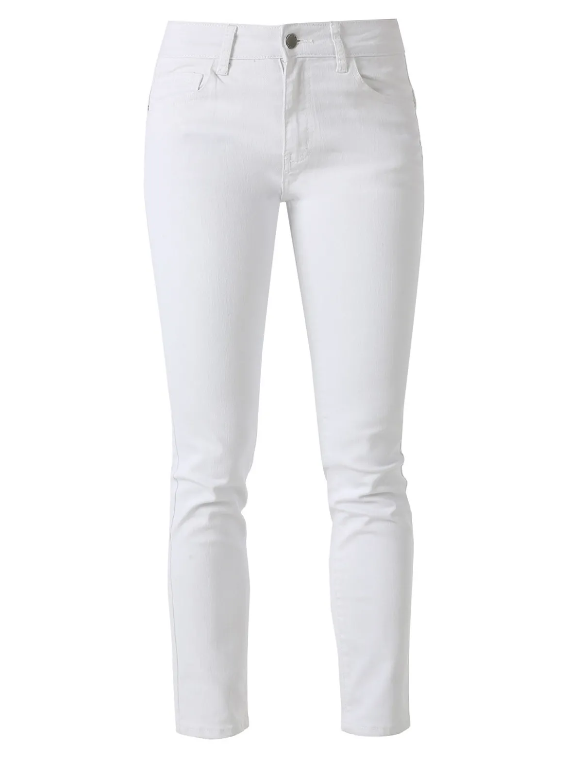 Solada Pantaloni jeans push-up da donna - bianco