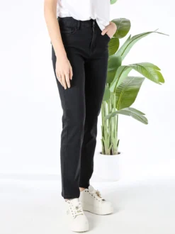 Solada Pantaloni jeans push-up da donna taglie grandi - nero