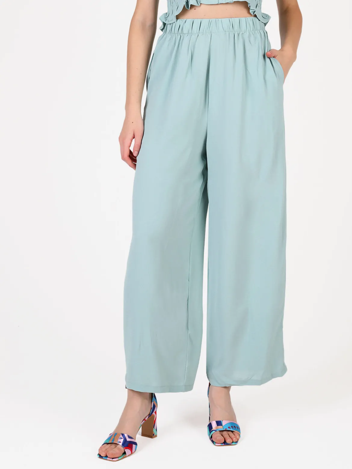 Solada Pantaloni leggeri da donna a gamba larga
