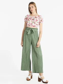 Solada Pantaloni leggeri donna a gamba larga