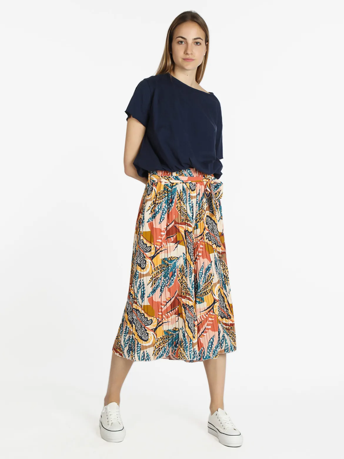 Solada Pantaloni plissettati donna con stampe