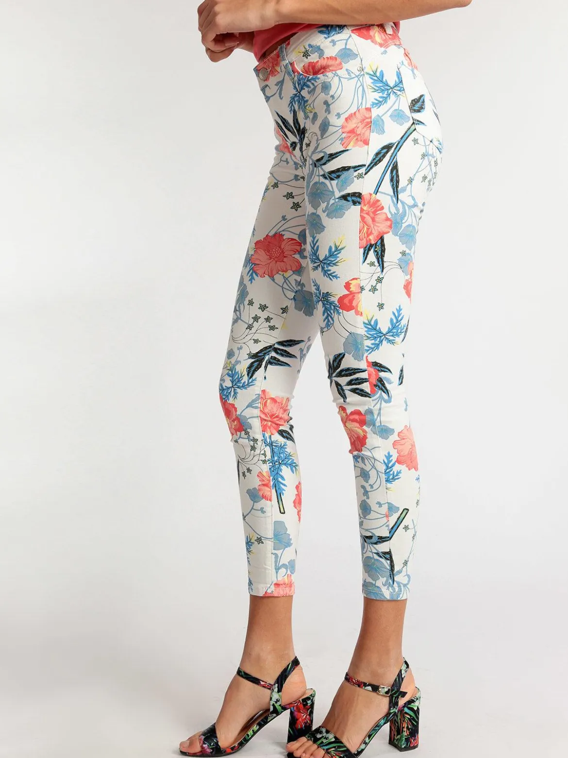 Solada Pantaloni skinny fiorati