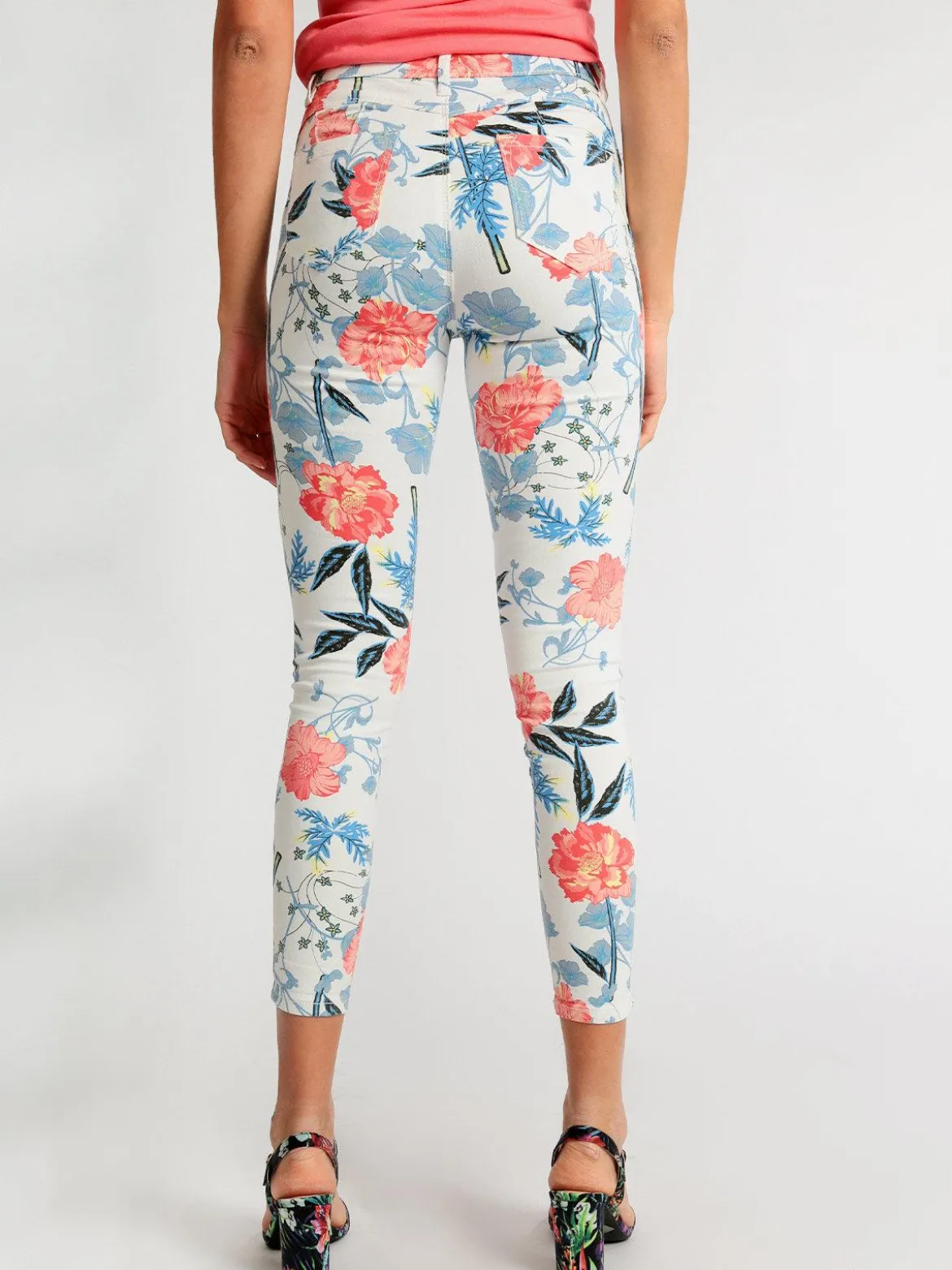 Solada Pantaloni skinny fiorati