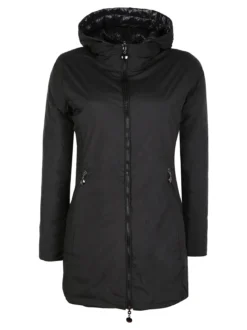 Solada Piumino donna lungo reversibile con cappuccio