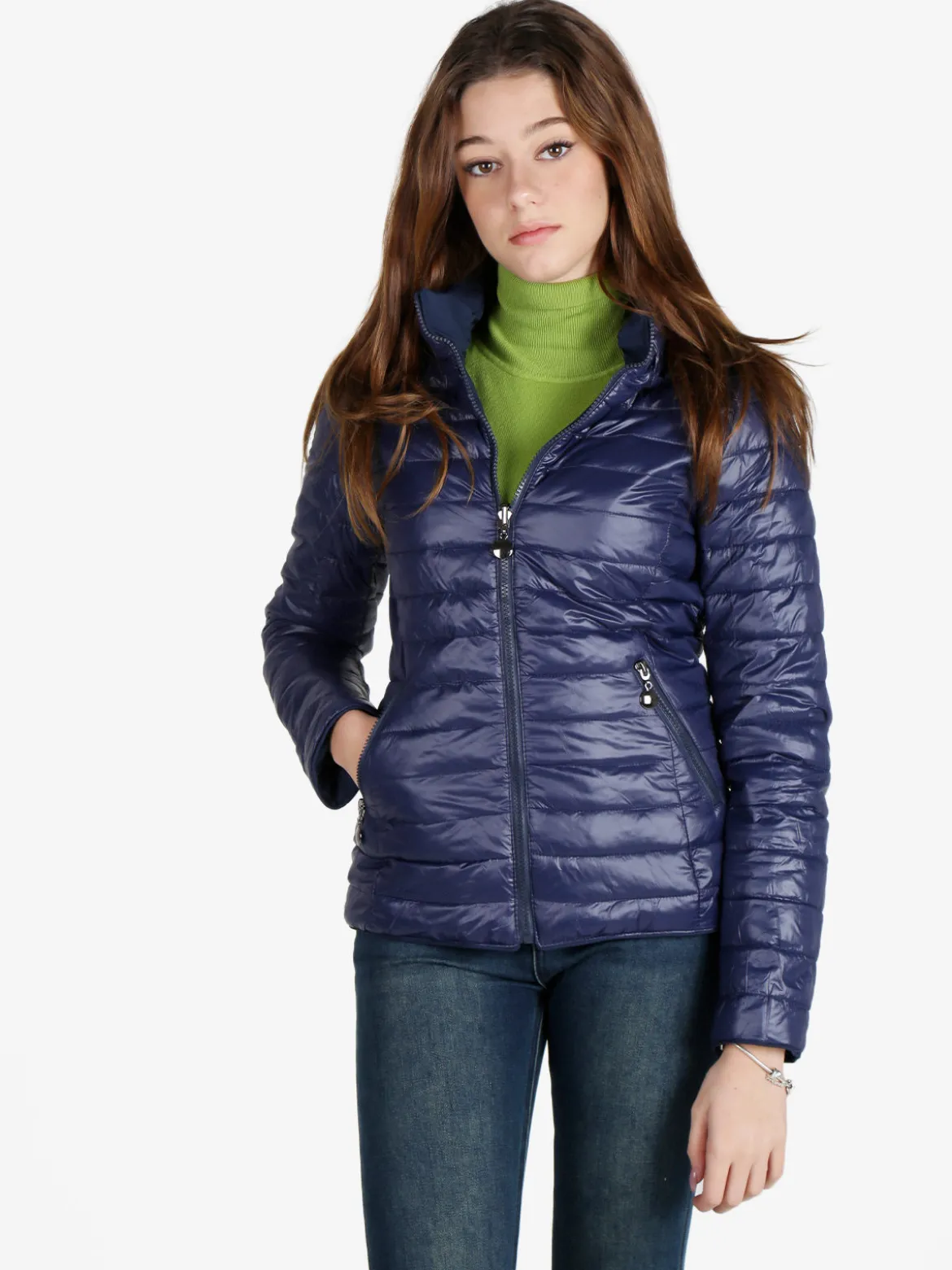 Solada Piumino donna reversibile con cappuccio