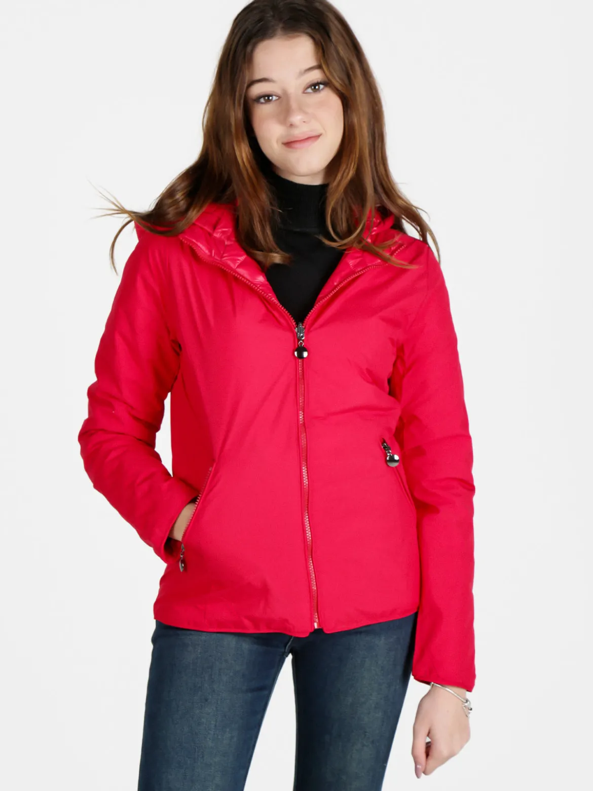 Solada Piumino donna reversibile con cappuccio