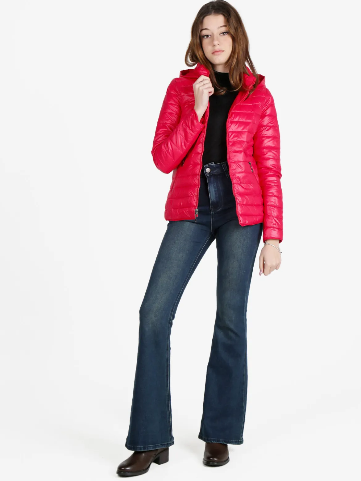 Solada Piumino donna reversibile con cappuccio