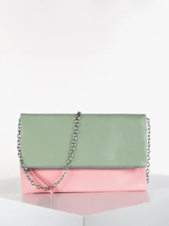 Solada Pochette bicolore in ecopelle