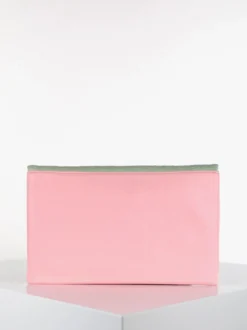 Solada Pochette bicolore in ecopelle
