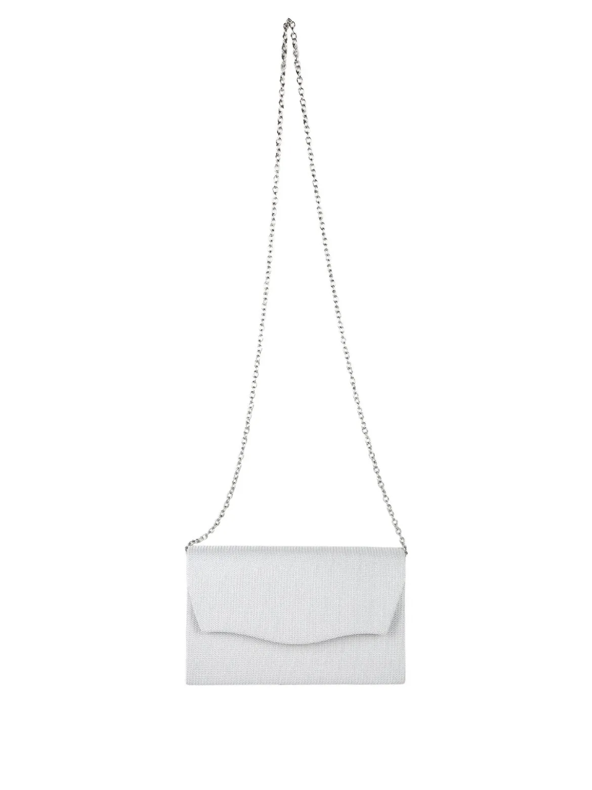 Solada Pochette da donna elegante con brillantini - argento