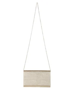 Solada Pochette donna con lurex - oro