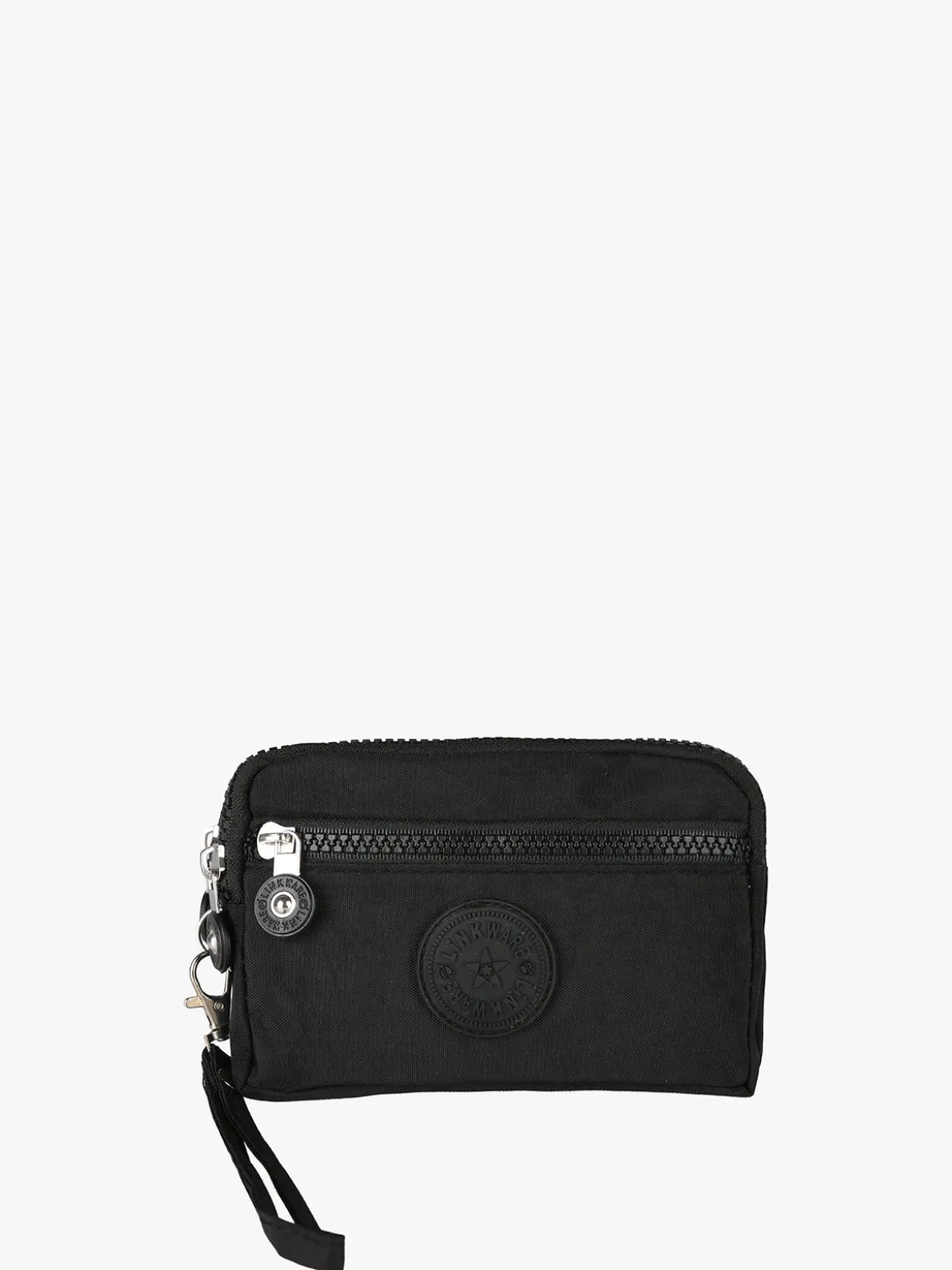 Solada Pochette donna in nylon con polsiera - nero