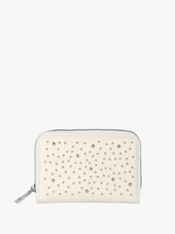 Solada Portafoglio donna con borchie - beige