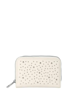 Solada Portafoglio donna con borchie - beige