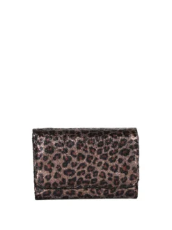 Solada Portafoglio donna crespo animalier