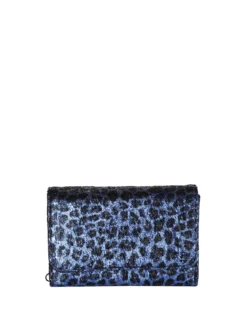 Solada Portafoglio donna crespo animalier