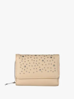 Solada Portafoglio mini da donna con borchie - khaki