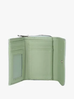 Solada Portafoglio mini da donna con borchie - verde