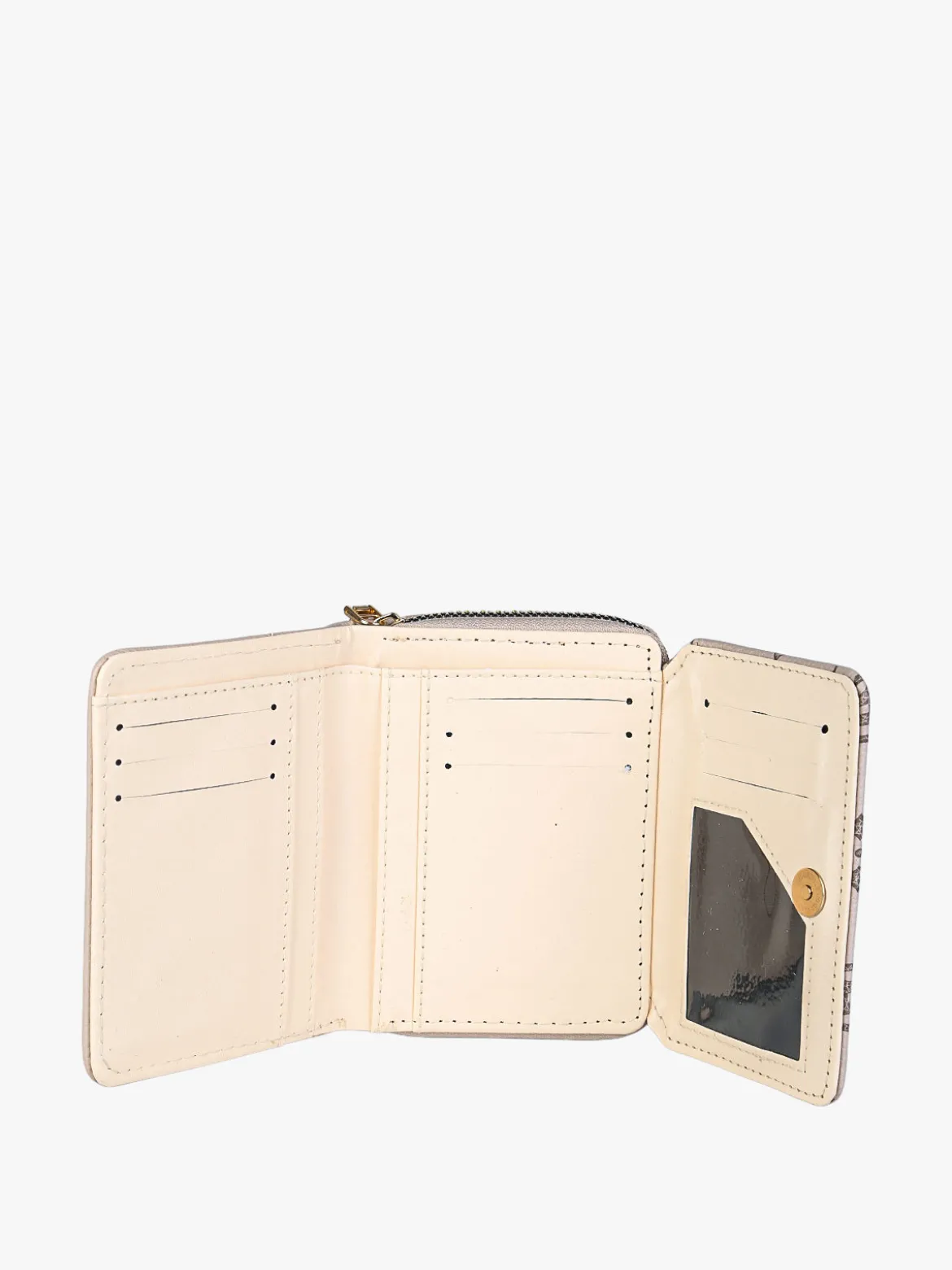 Solada Portafoglio mini da donna con stampa monogramma - khaki