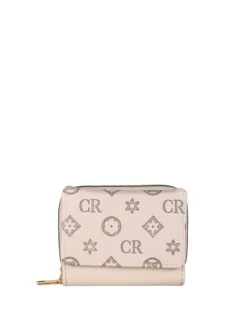 Solada Portafoglio mini da donna con stampa monogramma - khaki