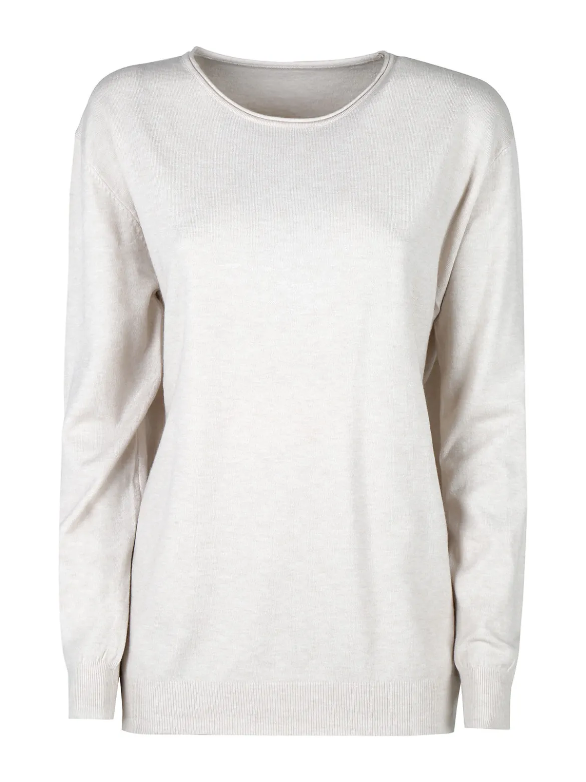 Solada Pullover donna girocollo in maglia tinta unita