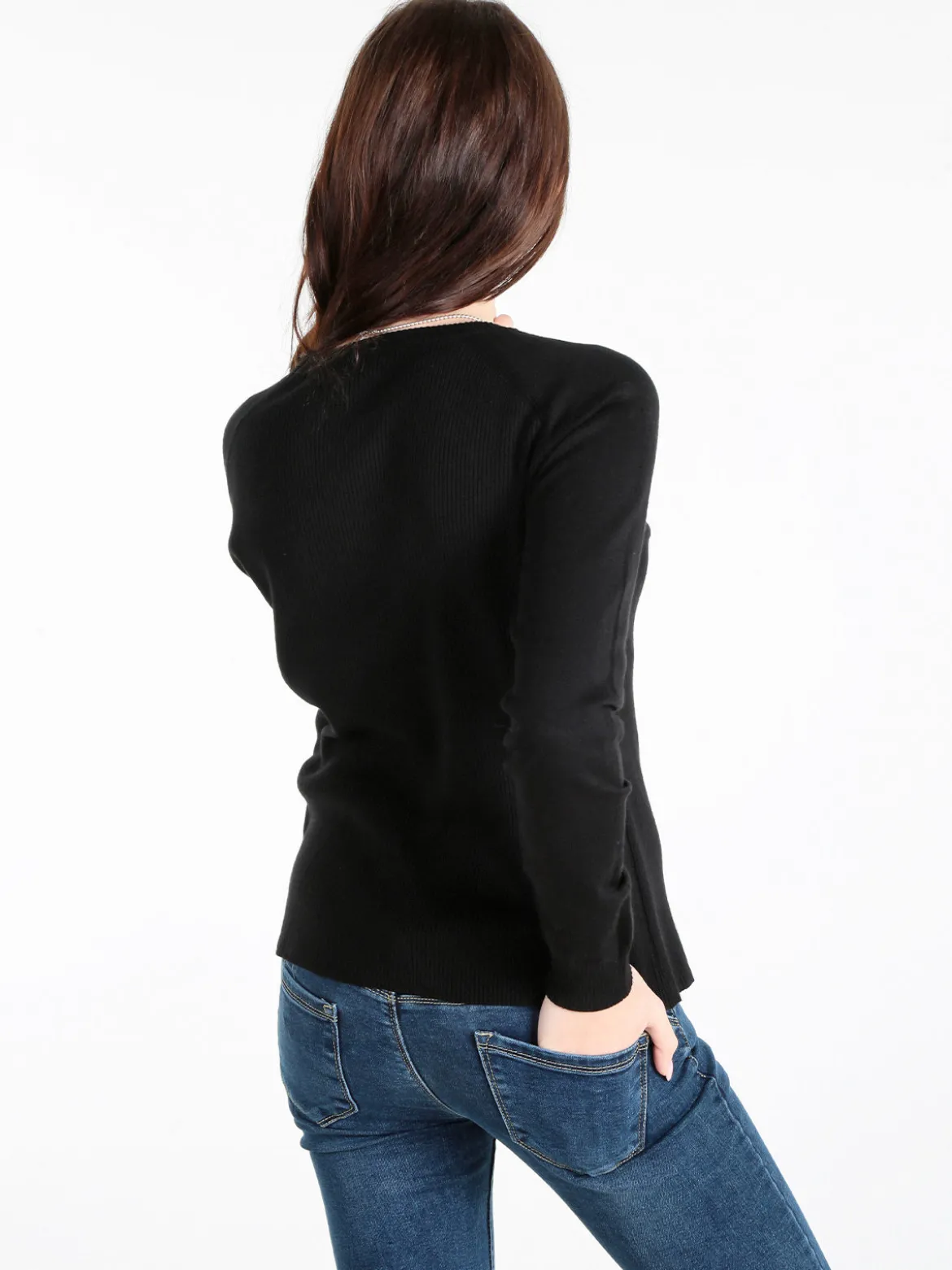 Solada Pullover donna in maglia a costine