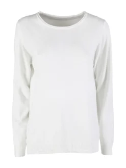 Solada Pullover donna in maglia - bianco