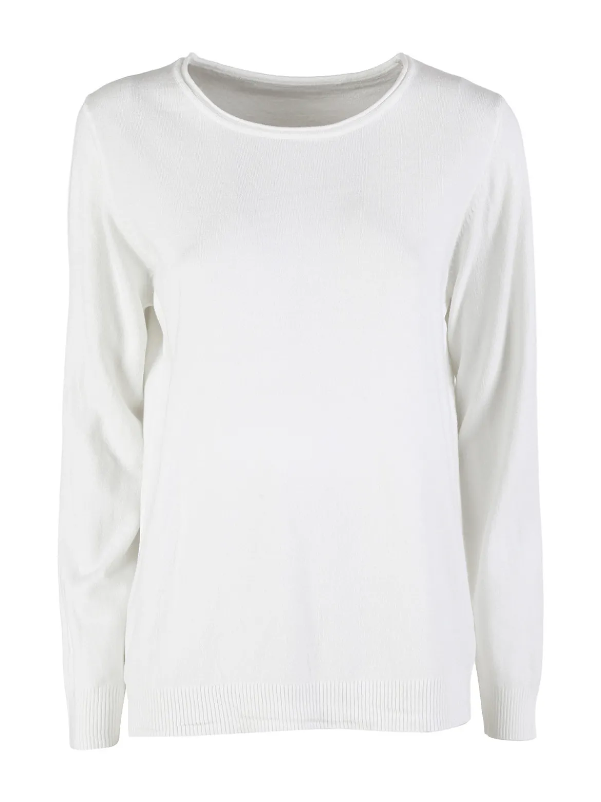 Solada Pullover donna in maglia - bianco