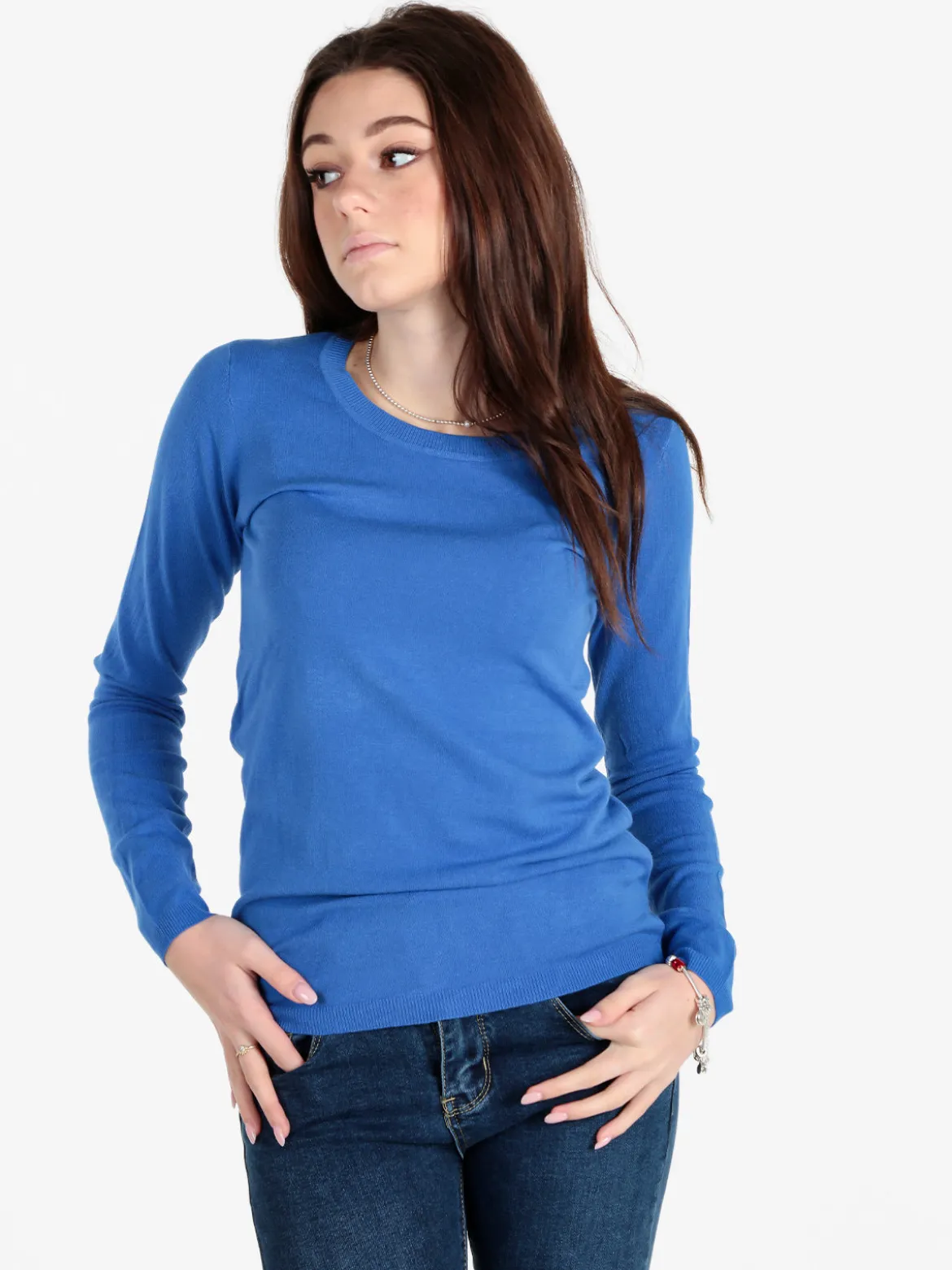 Solada Pullover girocollo da donna in maglia