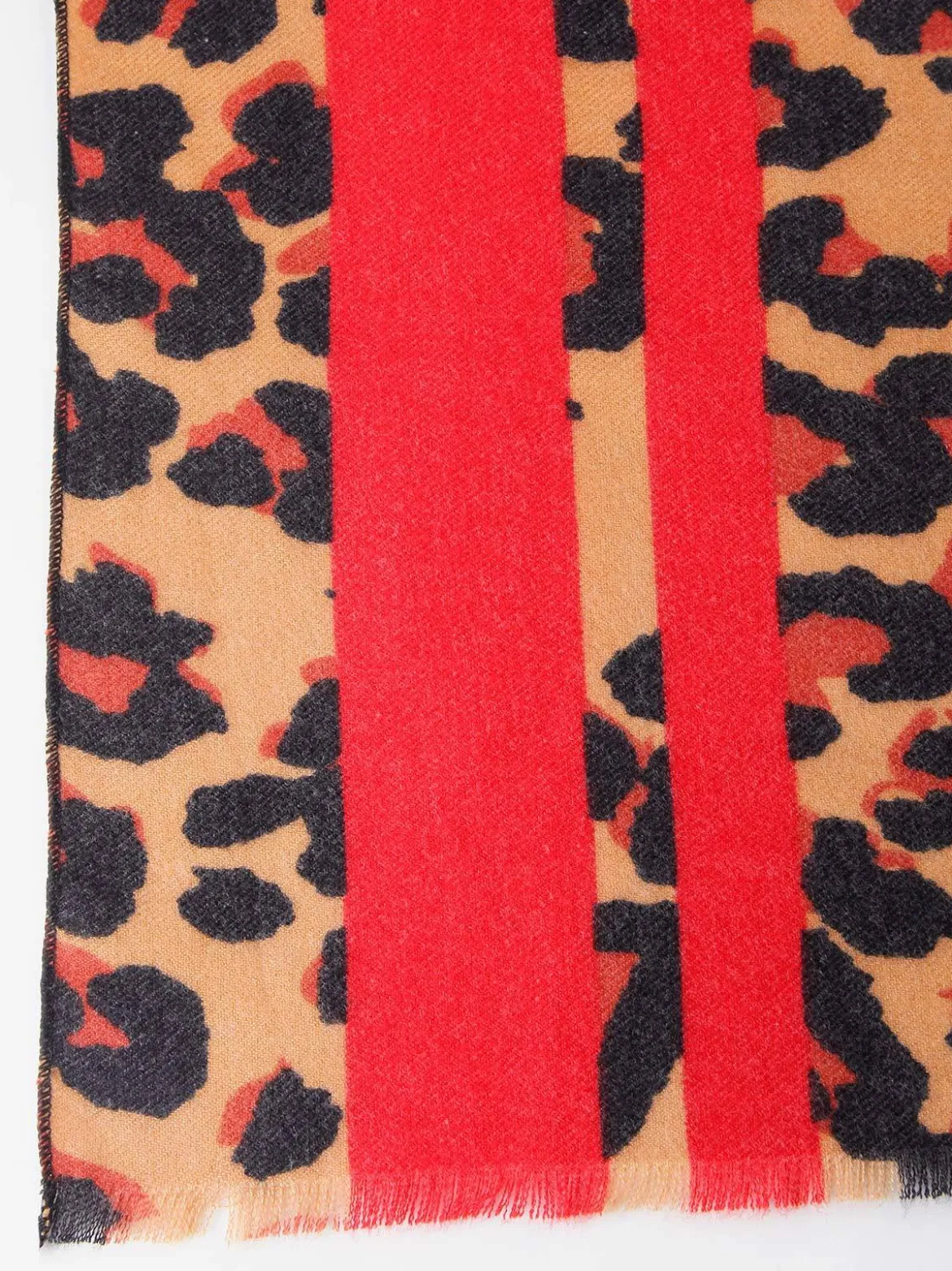 Solada Sciarpa a fantasia leopardata misto lana