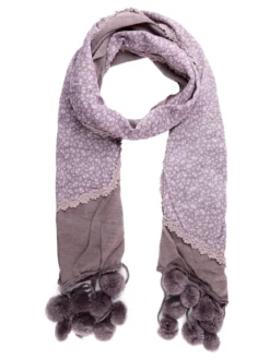 Solada Sciarpa donna con pom pon