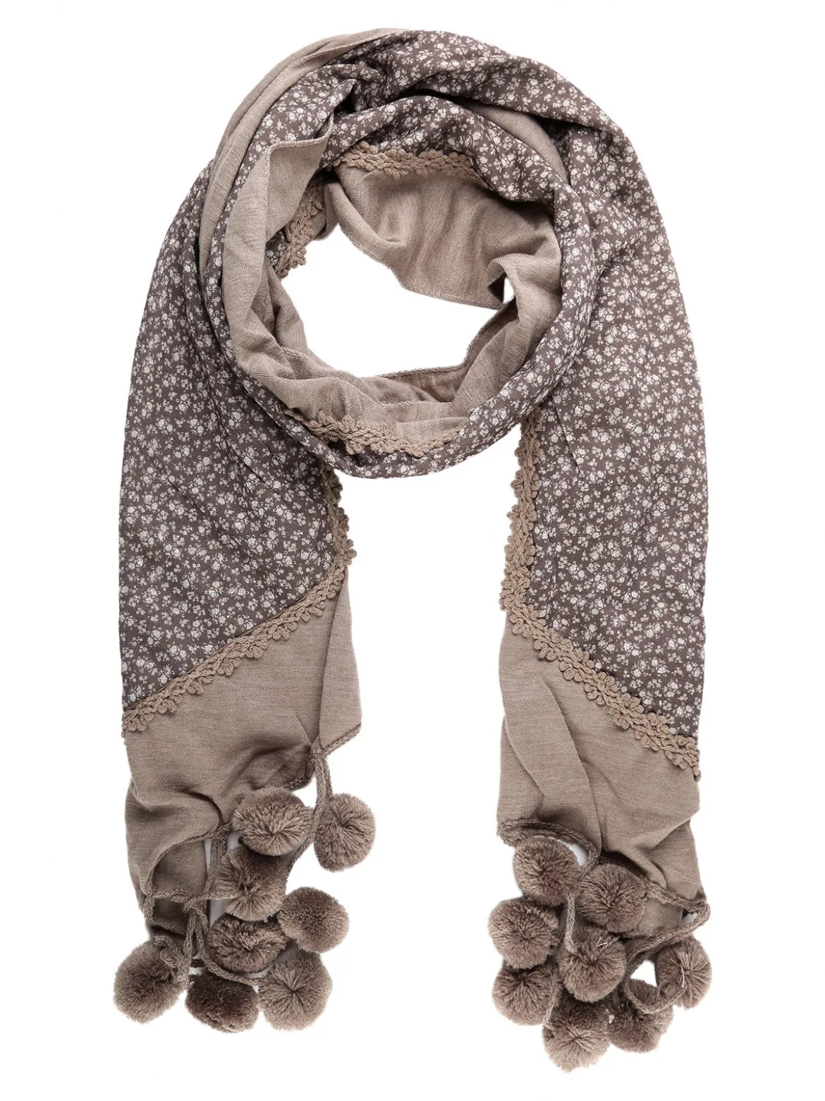 Solada Sciarpa donna con pom pon
