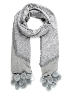 Solada Sciarpa donna con pom pon