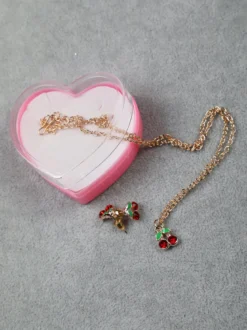 Solada Set bimba collana e orecchini ciliegia