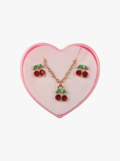 Solada Set bimba collana e orecchini ciliegia
