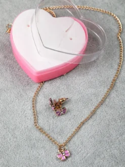 Solada Set bimba collana e orecchini fiore