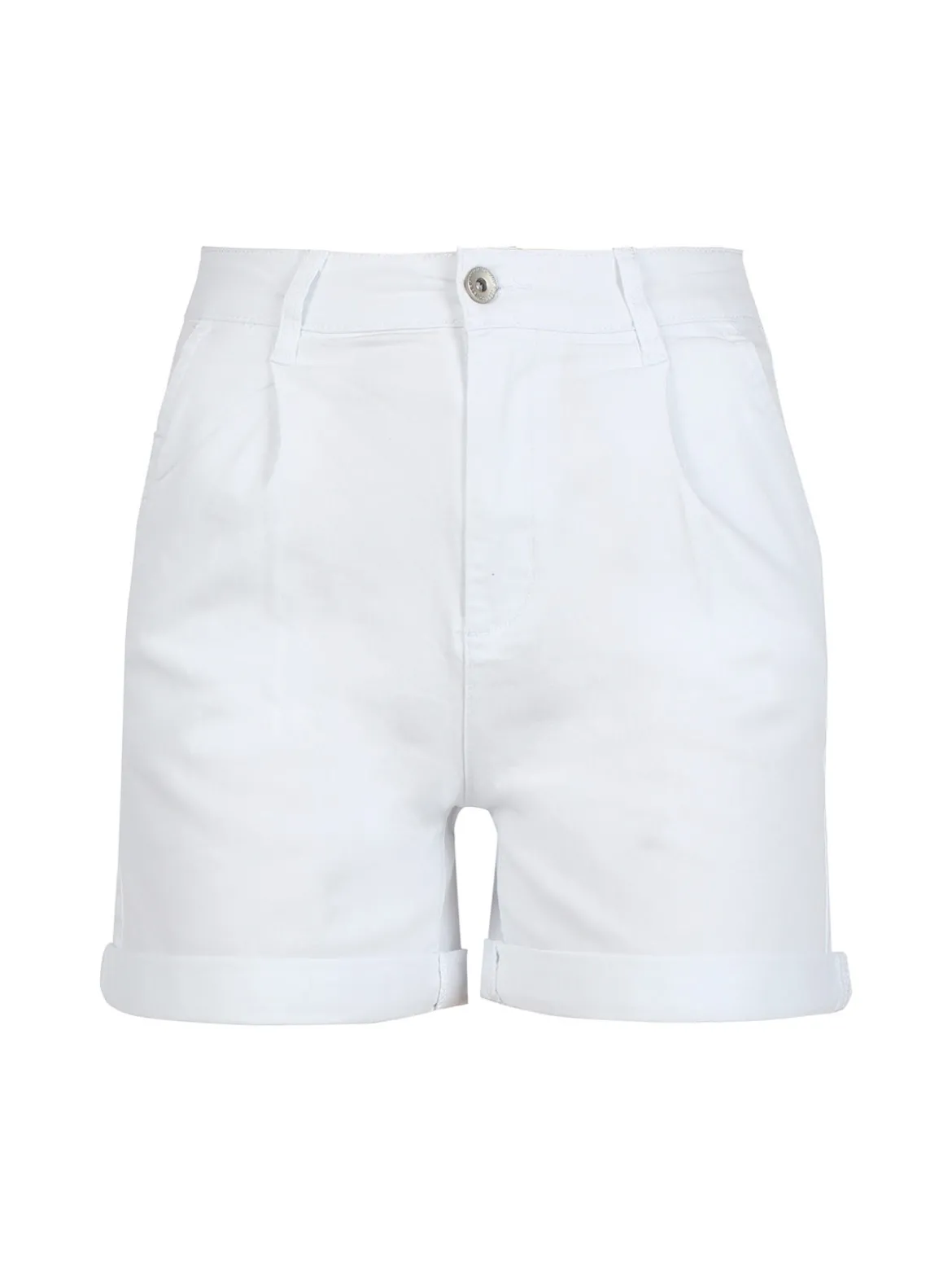 Solada Shorts donna a vita alta in cotone