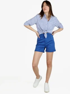 Solada Shorts donna a vita alta in cotone