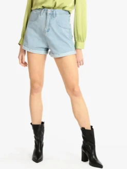 Solada Shorts in jeans donna a vita alta
