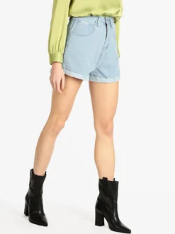 Solada Shorts in jeans donna a vita alta