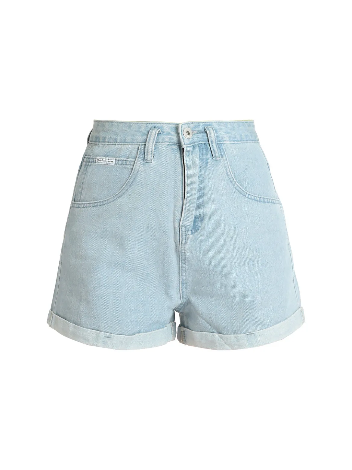 Solada Shorts in jeans donna a vita alta