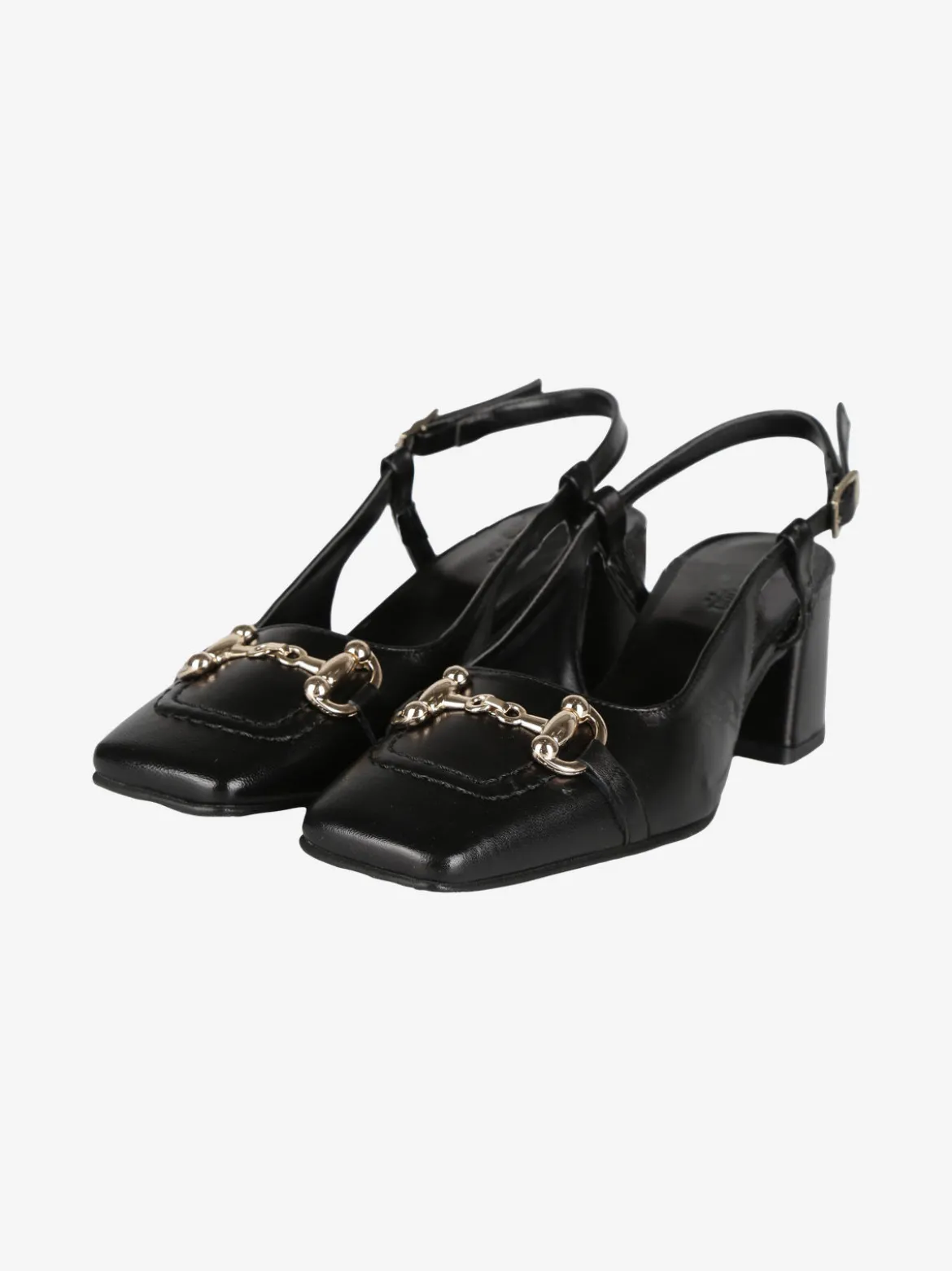 Solada Slingback in pelle da donna con punta quadrata