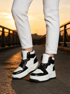Solada Sneakers alte donna bicolor