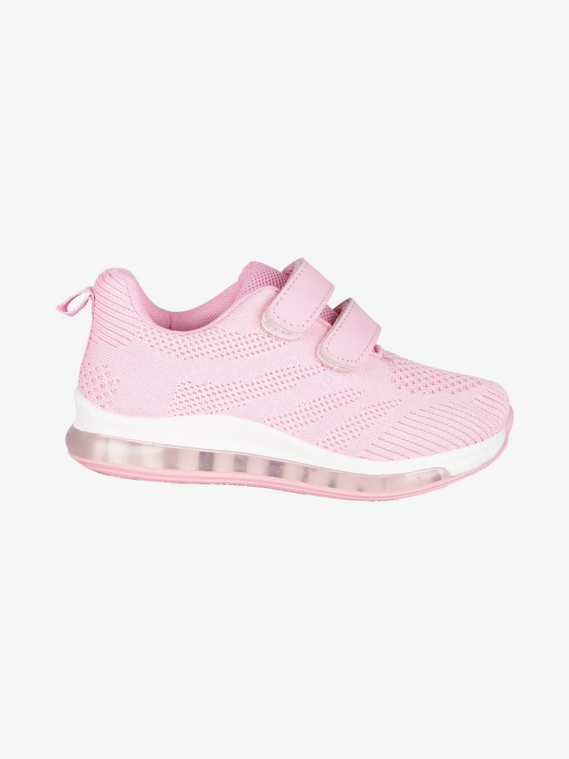 Solada Sneakers in tessuto da bambina con strappi e luci