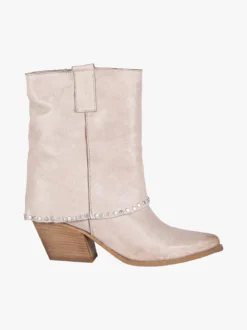 Solada Stivaletti in pelle da donna texani con borchie