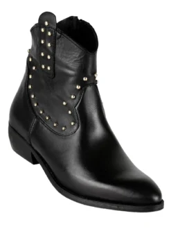 Solada Stivaletti in pelle donna con borchie