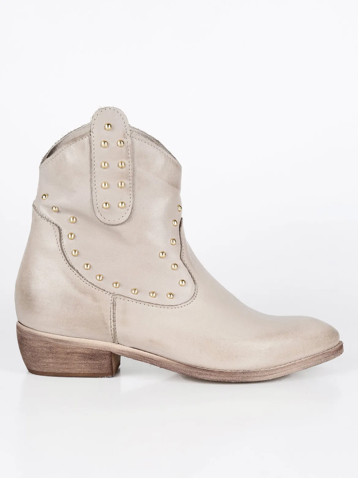 Solada Stivaletti in pelle donna con borchie